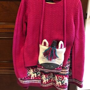 Knit sweater / skirt set